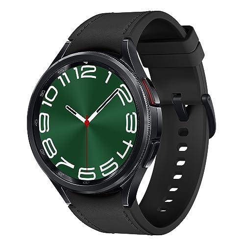 SAMSUNG Galaxy Watch 6 Classic 47mm Bluetooth Smartwatch, Rotating Bezel, Fitness Tracker, Personalized HR Zones, Advanced Sleep Coaching, US Version, Black (Renewed)