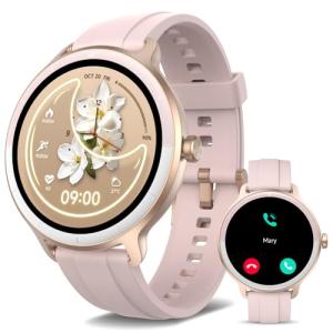 YMZ Smart Watch for Men Women, 1.27" HD Touchscreen Fitness Tracker, Bluetooth Calling, 100+ Sports Modes, Sleep Monitor, IP68 Waterproof, Compatible with Android & iPhones