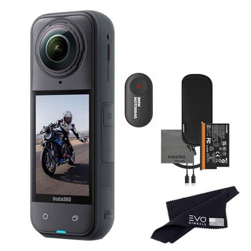 Insta360 X5 BMW Motorrad Limited Edition-8K Waterproof 360 Action Camera with 1/1.28" 48MP Sensors, 8K 360 HDR Video, 72MP, Stabilization, Touch Screen, AI Editing, Live Streaming,Voice Control