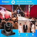Prisual NDI PTZ Camera 20X SDI/HDMI/USB3.0/IP with AI Auto Tracking, Low-Latency NDI Camera for Church, Live Events, Education, PoE (NDI License Included, Free Upgrade to NDI HX3 & Full NDI)