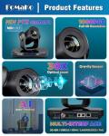 FoMaKo NDI PTZ Camera 3G-SDI HDMI, 30X Optical Zoom,1080P60 AI Auto-Tracking USB3.0 Type-C 3G-SDI HDMI, for Church Worship, (Official NDI 6 & NDI HX3 Certified) KN30