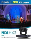 FoMaKo NDI PTZ Camera 3G-SDI HDMI, 30X Optical Zoom,1080P60 AI Auto-Tracking USB3.0 Type-C 3G-SDI HDMI, for Church Worship, (Official NDI 6 & NDI HX3 Certified) KN30