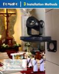 FoMaKo NDI PTZ Camera 3G-SDI HDMI, 30X Optical Zoom,1080P60 AI Auto-Tracking USB3.0 Type-C 3G-SDI HDMI, for Church Worship, (Official NDI 6 & NDI HX3 Certified) KN30