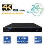 GW Security 16 Channel 4K NVR 5MP POE Audio & Video Smart AI Security Camera System - 16 x 5MP 1920P Weatherproof Bullet Cameras, Built in Microphone, Pre-Installed 4TB Hard Drive