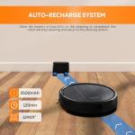 3-in-1 Robot Vacuum and Mop 4000Pa Strong Suction Vacuum Robot & Alexa/APP Control & Central Brush & Smart Navigation, Robot Vacuum Cleaner for Pet Hair, Hard Floors & Low-Pile Rugs (Black)