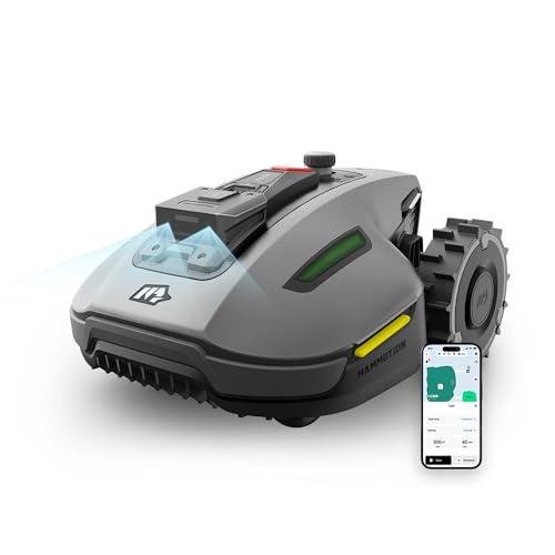 Mammotion YUKA Mini 700H Robot Lawn Mower, Reception 0.17 Acre, Max.0.27 Acre, Ultrasense AI Vision+ RTK Positioning, Auto Mapping, App Control, 50% Slope, Cutting Height 2''~3.5'', 15 Mowing Zones