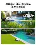 Mammotion YUKA 2000 Robot Lawn Mower with 4G, Reception 0.5 Acre,Max. 0.7 Acre, Ultrasense AI Vision & RTK, Auto Mapping & App Control,45% Slope,Wireless Perimeter,Dual Cutting Discs, 20 Mowing Zones