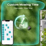 YARDCARE M800Plus GPS+3D Vision Cordless Robot Lawn Mower with Bow-Shaped Path Mowing, APP Control, Robotic Lawnmower with Obstacle Avoidance, Auto-Charging, Height Adjust for Lawns up to 8611 sq.ft