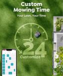 YARDCARE M800Plus Cordless Robot Lawn Mower with GPS + 3D Visual Navigation, Bow-Shaped Path Mowing, APP Control, 4.0Ah Automatic Robotic Lawnmower for 1/5 Acre, Obstacle Avoidance, Height Adjustment