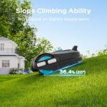 YARDCARE M800Plus Cordless Robot Lawn Mower with GPS + 3D Visual Navigation, Bow-Shaped Path Mowing, APP Control, 4.0Ah Automatic Robotic Lawnmower for 1/5 Acre, Obstacle Avoidance, Height Adjustment