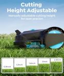 YARDCARE M800Plus Cordless Robot Lawn Mower with GPS + 3D Visual Navigation, Bow-Shaped Path Mowing, APP Control, 4.0Ah Automatic Robotic Lawnmower for 1/5 Acre, Obstacle Avoidance, Height Adjustment