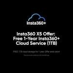 Insta360 X5 - Waterproof 8K 360° Action Camera, Leading Low Light, Invisible Selfie Stick Effect, Rugged and Replaceable Lens, 3-Hour Battery, Built-in Wind Guard, Stabilization, Triple AI Chip Design