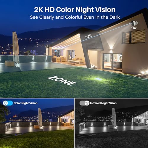 MaxiViz Wireless Outdoor Security Cameras (2-Pack)