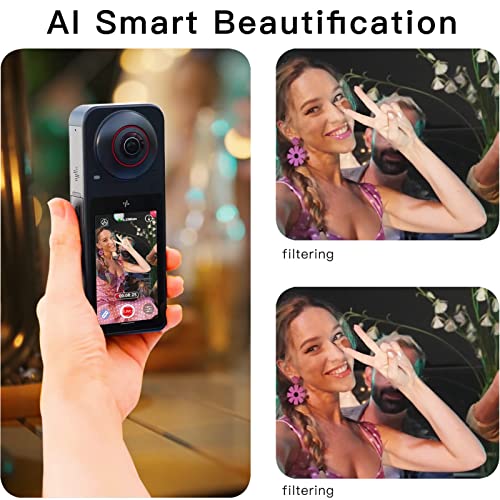 FANWINYU 360 Action Camera with Touchscreen 5.7K