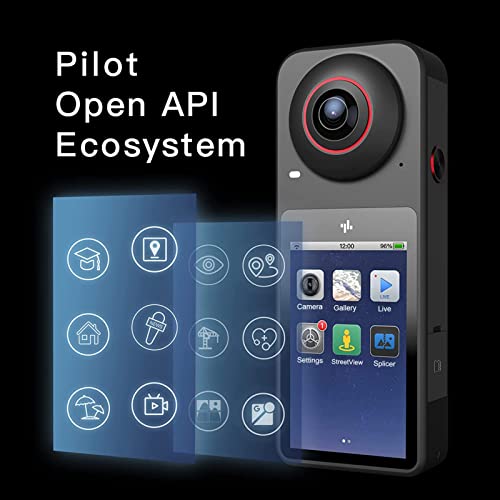 FANWINYU 360 Action Camera with Touchscreen 5.7K
