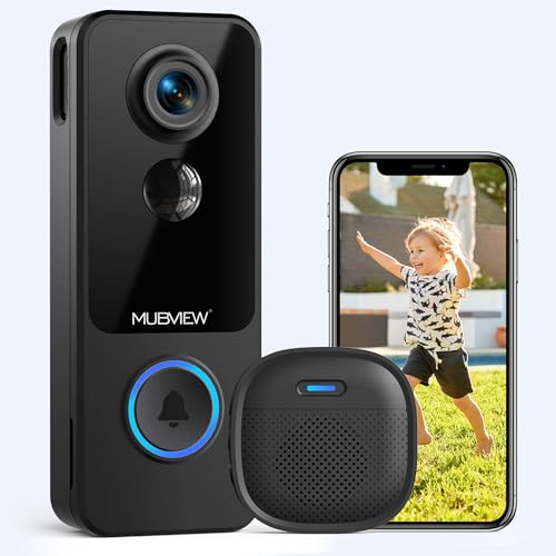 Wireless Video Doorbell Camera with Chime and Motion Zones
