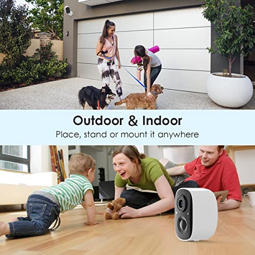 Wireless 1080P Outdoor Security Camera 2-Pack