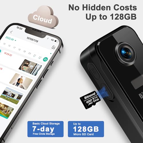 Bitnovol Smart 2K Wireless Doorbell Camera