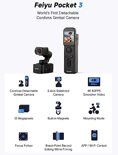 FeiyuTech Pocket 3 Kit with 4K Stabilizer
