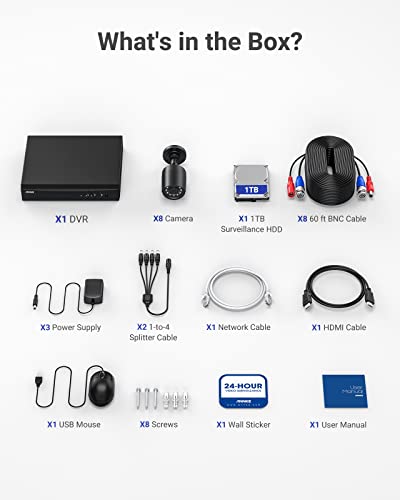 ANNKE 5MP Outdoor AI Security Camera System