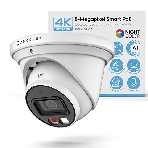 Rawrr UltraHD 4K IP PoE AI Security Camera