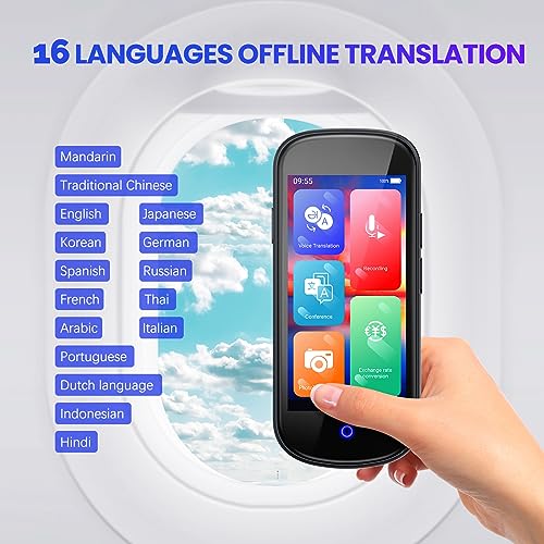 Portable 2024 Two-Way AI Language Translator Device