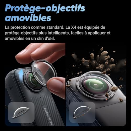 Insta360 X4 Lens Guards for 360 Action Camera