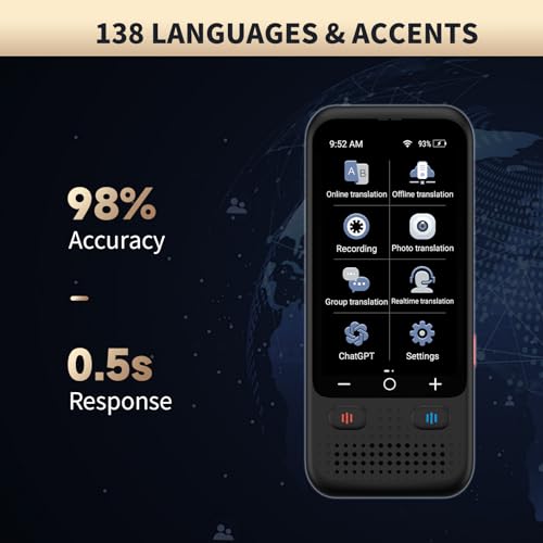 Portable AI Language Translator, No WiFi Required
