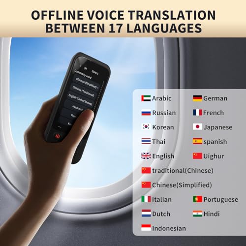 Portable AI Language Translator, No WiFi Required