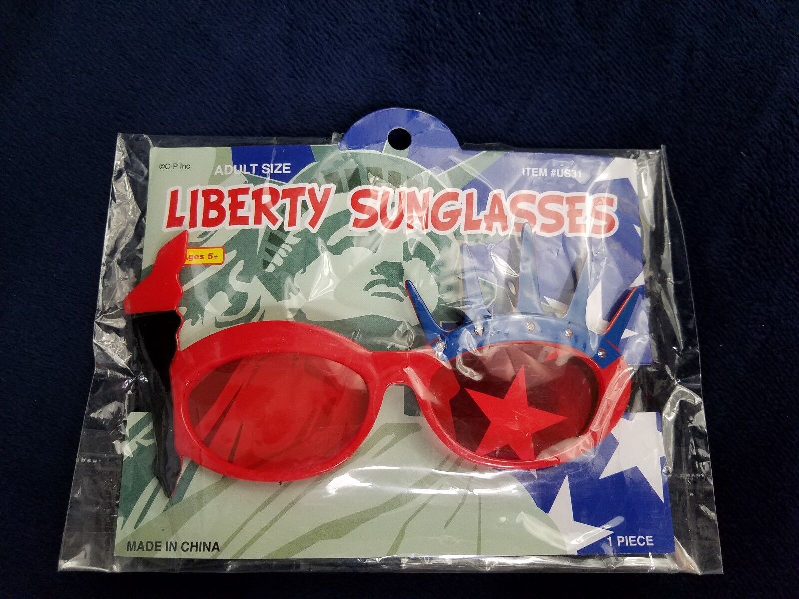 Patriotic Red, White & Blue Liberty Sunglasses