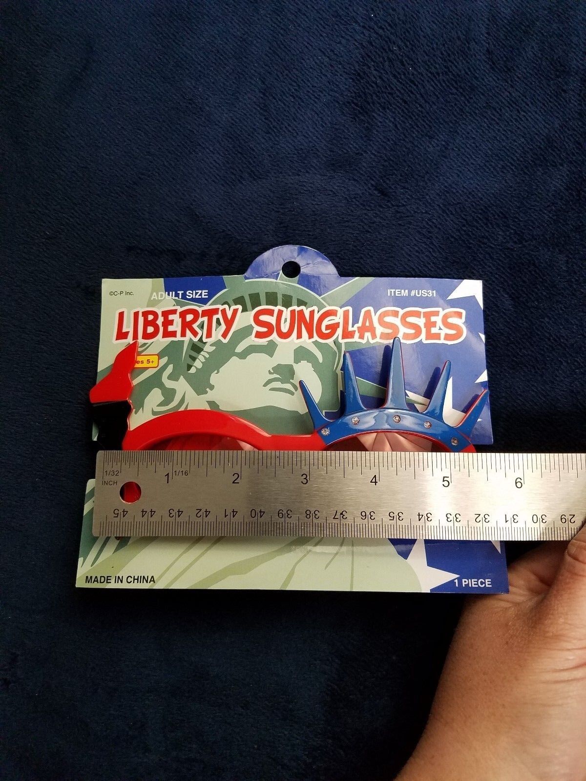 Patriotic Red, White & Blue Liberty Sunglasses