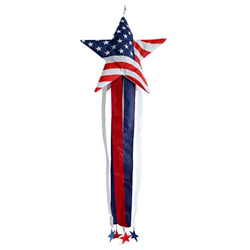 Patriotic Star Windsock by Briarwood Lane