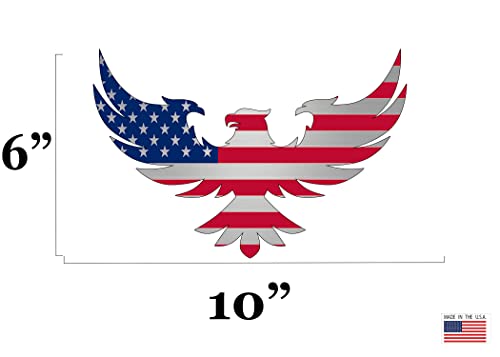 American Eagle Patriotic Car Sticker