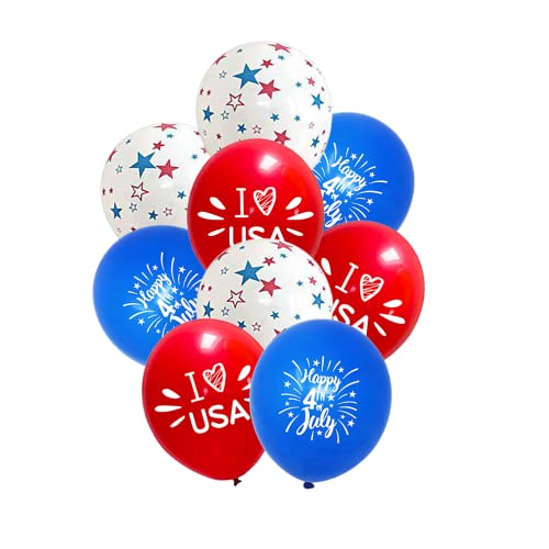 52-Piece 4th of July Patriotic Balloon Set