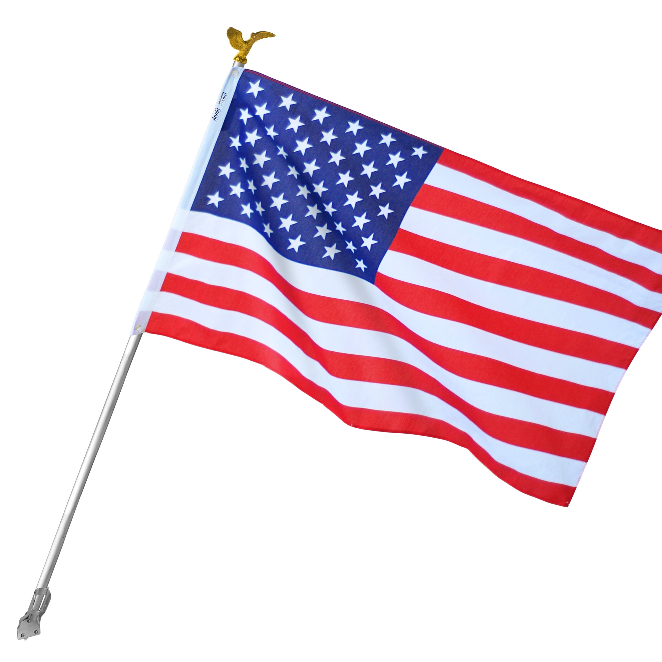 US Flag, Pole & Eagle Set by Annin