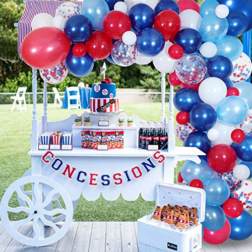 139-Piece 4th of July Balloon Garland Kit