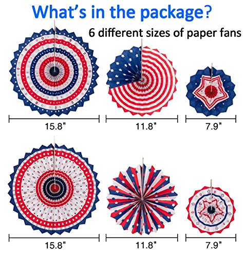 29 Piece Patriotic Decoration Set for July 4th