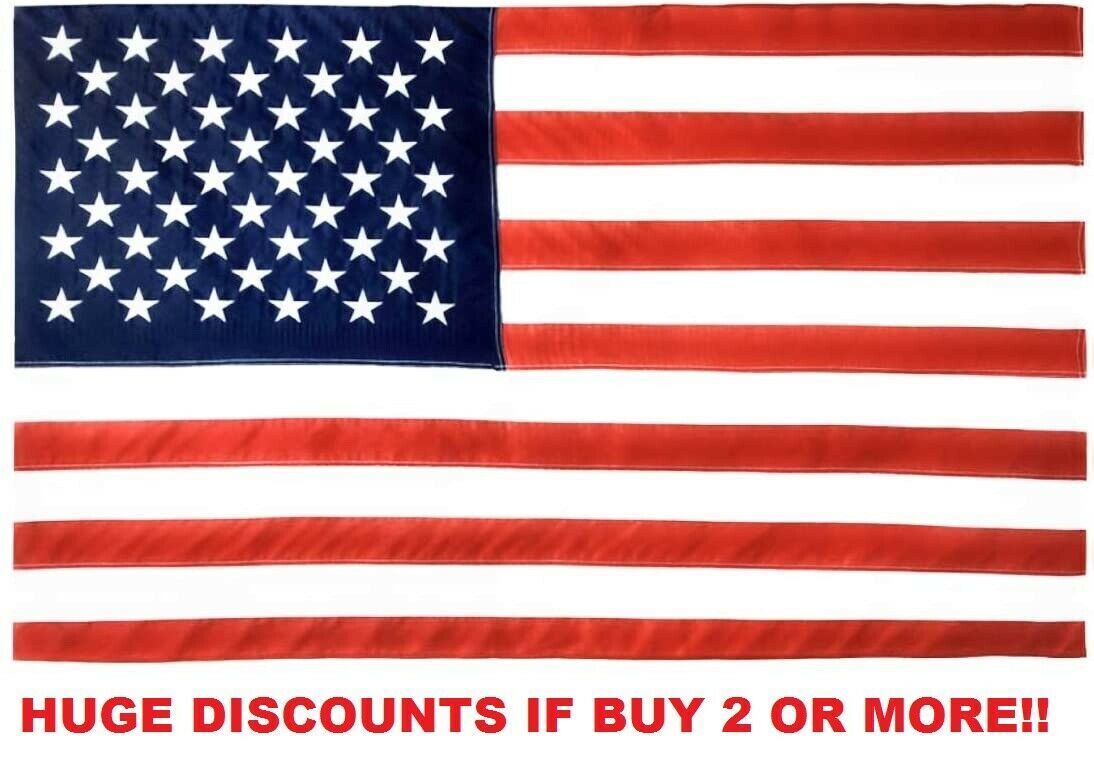 USA Polyester Flag with Brass Grommets