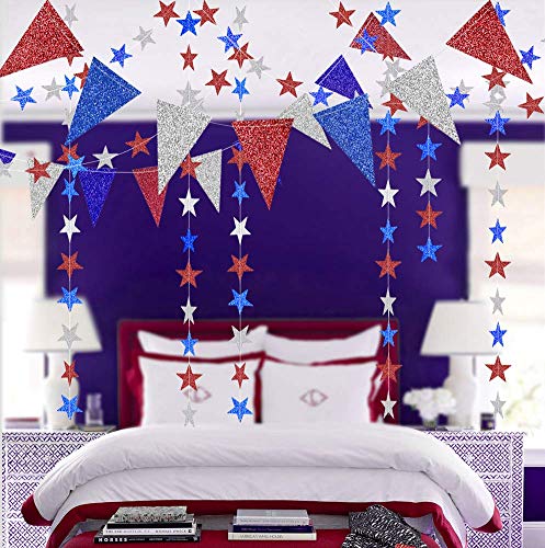 4th of July Star Garland Decoration Kit