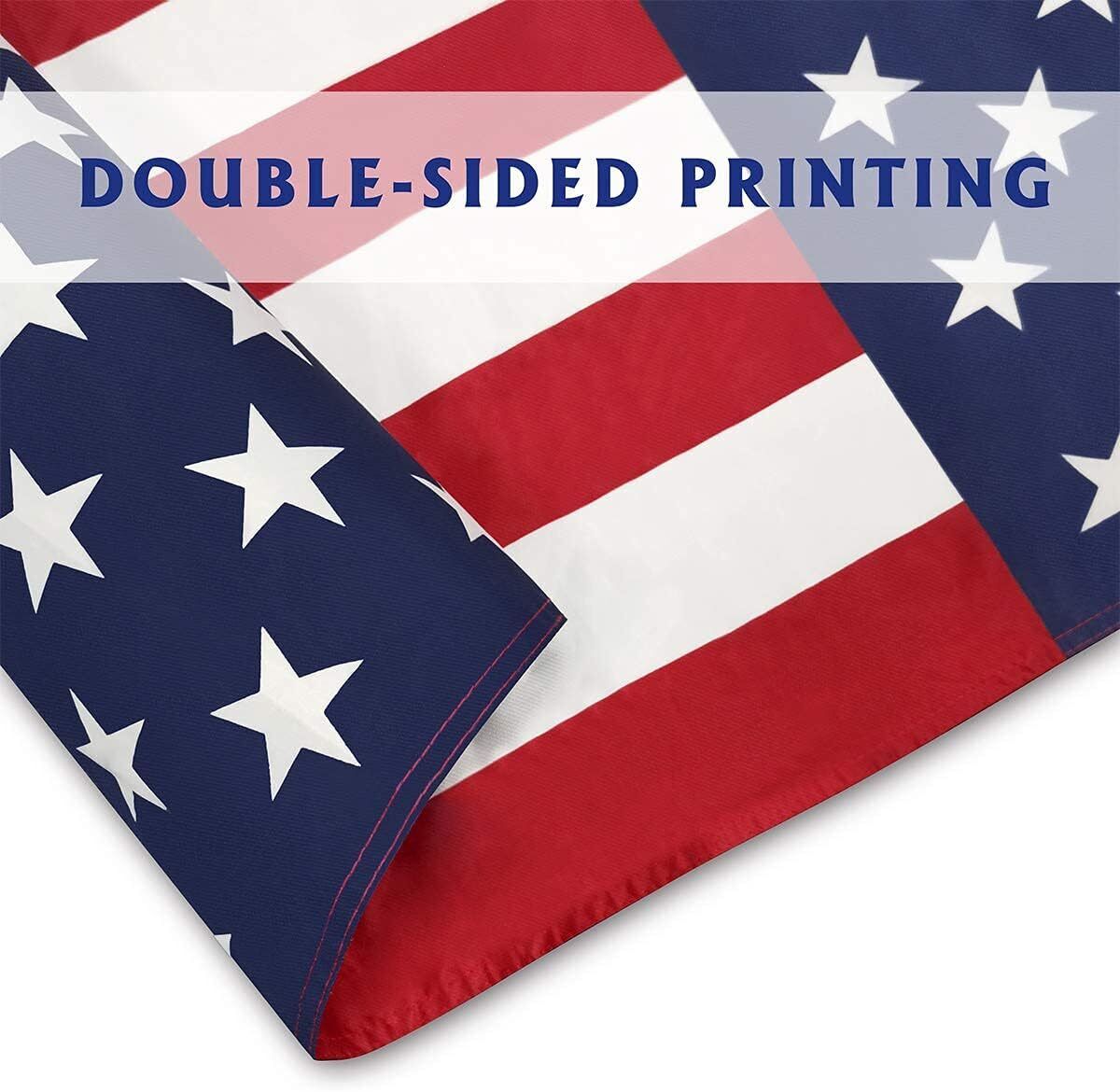 Double Sided 3-Ply Heavy Duty US Flag