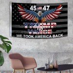 Trump 45th President Flag for Yard and Garden