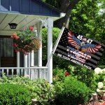 Trump 45th President Flag for Yard and Garden