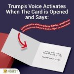 Talking Trump Birthday Card - Presidential Theme