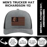 Trump 45 47 Trucker Hat - Perfect Gifts for Dad