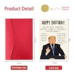 Funny Trump Birthday Card for Patriotic Celebrations