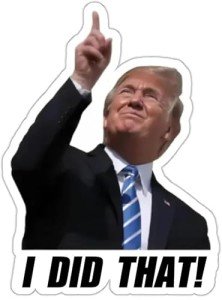 100 Pcs Trump "I Did That" Stickers