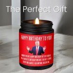 Trump Birthday Candle - Celebrate with Patriot Pride