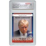 Trump Mugshot Trading Card - Graded Gem Mint 10