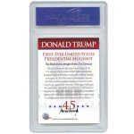 Trump Mugshot Trading Card - Graded Gem Mint 10