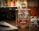 Donald Trump Laser Engraved Whiskey Glass Gift